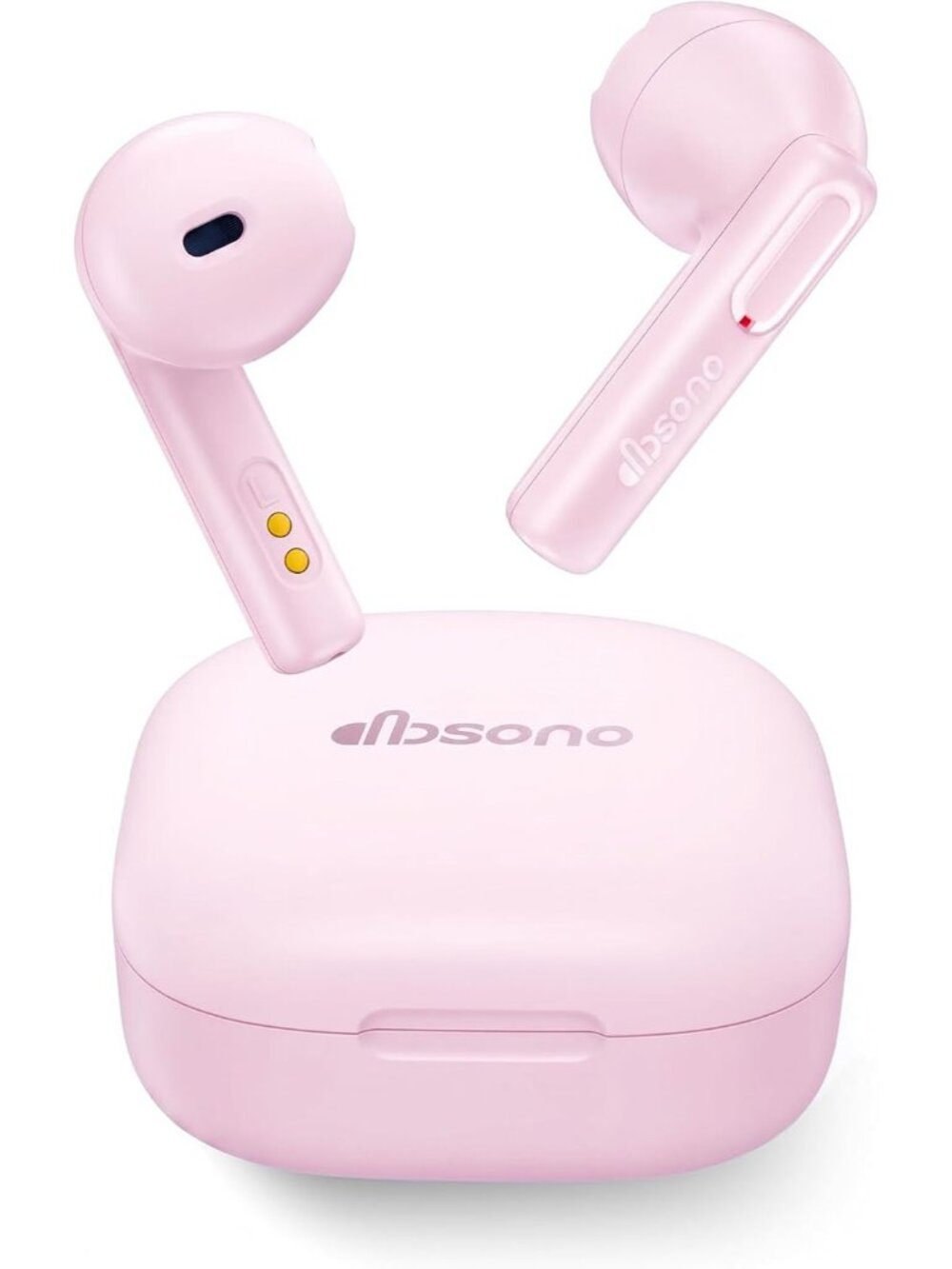 Wireless Pink Ultra-Lightweight Waterproof TWS 25H Playtime Bluetooth Earbud